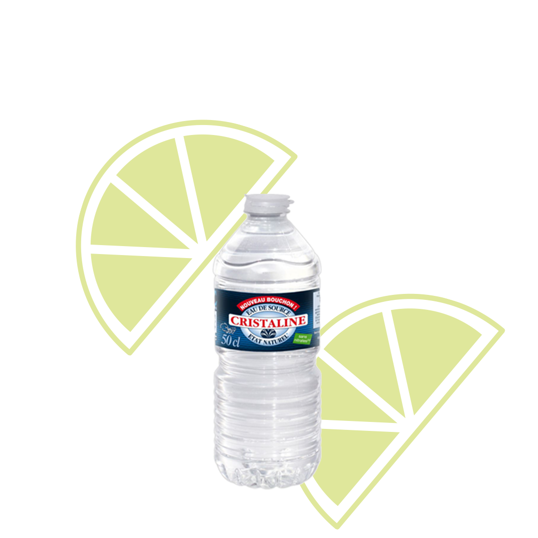 EAUX CRISTALINE PET 50CL